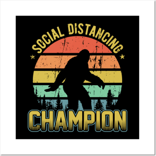 Social Distancing Champion Posters and Art